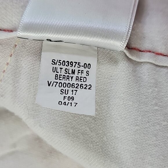 Old Navy Chino Shorts Men's Size 40 Red Ultimate Tech Built-In Flex Slim Preppy - Picture 11 of 12